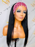 18" Straight Headband Wig