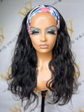 18" Body Wave Headband Wig