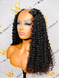 20" Curly V-Part Wig
