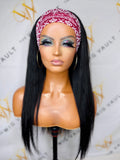 18" Straight Headband Wig